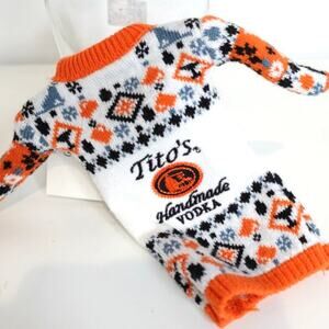A SET OF 2 NEW Titos Gift Sweaters!  / Bottle Ugly Christmas Sweater Koozies